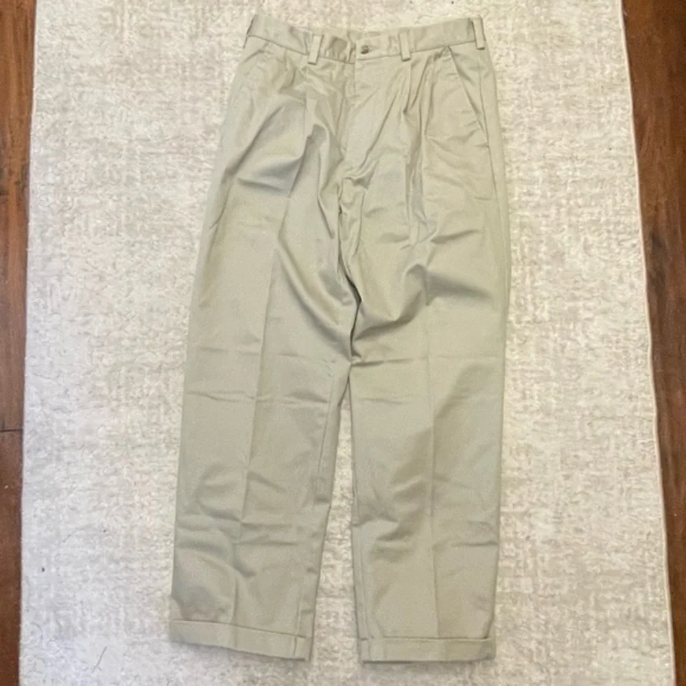 George pants Men’s Dress Pants with cuff - Khaki - 32X30